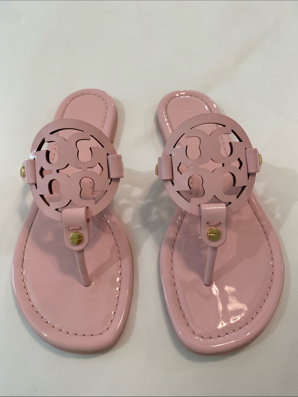 Tory Burch Miller Sandal size 5, Petunia Pink